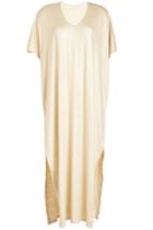Majestic Majestic Maxi Dress With Linen And Silk