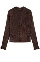 Philosophy Di Lorenzo Serafini Printed Silk Blouse