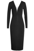 Alexanderwang.t Alexanderwang.t Dress With Lace-up Detail