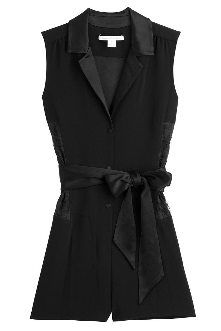 Diane Von Furstenberg Diane Von Furstenberg Blazer-style Jumpsuit - Black