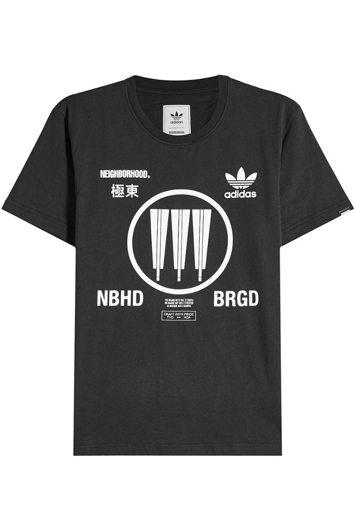 Adidas Originals By Neighborhood Adidas Originals By Neighborhood Logo Cotton T-shirt