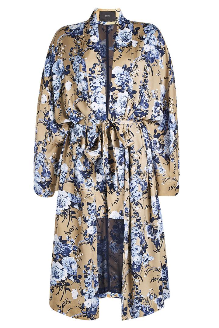 Steffen Schraut Steffen Schraut Printed Satin Kimono