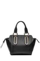 See By Chloé See By Chloé Medium Leather Tote With Gilded Hardware - Black