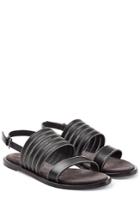 Brunello Cucinelli Brunello Cucinelli Leather Sandals - Black