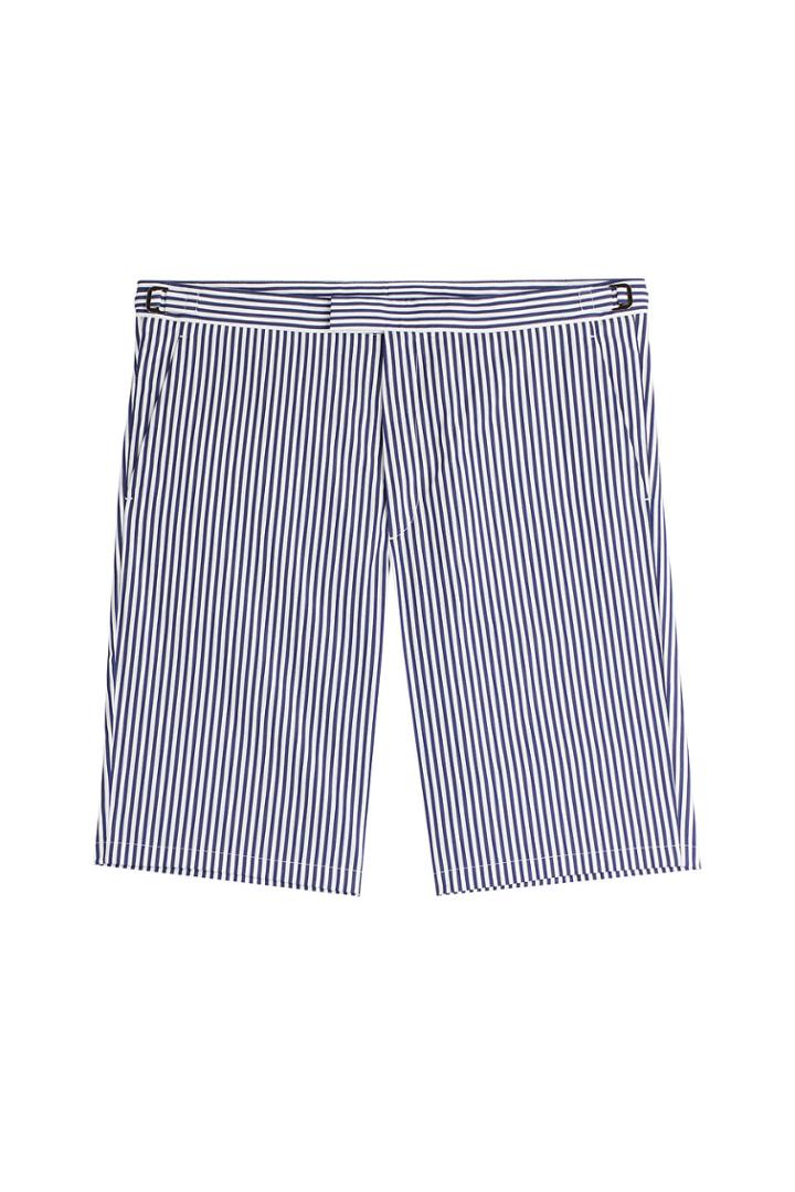 Jil Sander Jil Sander Stretch Cotton Striped Shorts