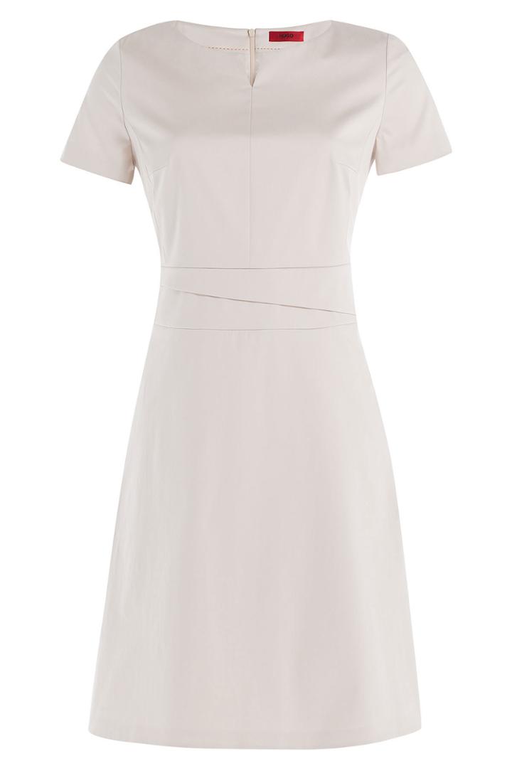 Hugo Hugo Cotton Sateen Sheath Dress