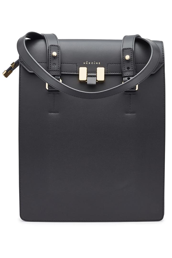 Maison Héroïne Maison Héroïne Alec Leather And Suede Shopper