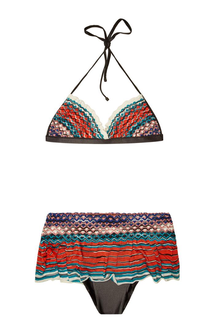 Missoni Mare Missoni Mare Bikini With Skort Bottoms