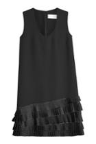 Victoria, Victoria Beckham Victoria, Victoria Beckham Shift Dress With Pleated Hem