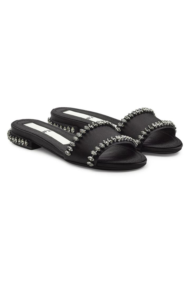 N°21 N°21 Embellished Satin Sandals