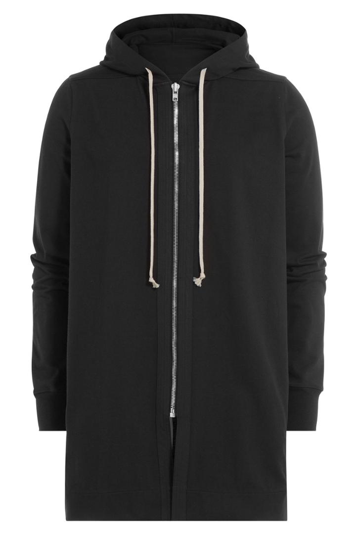 Rick Owens Men Rick Owens Men Cotton Oversized Hoodie - Black