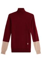 Emilio Pucci Emilio Pucci Two-tone Cashmere Roll-neck Pullover