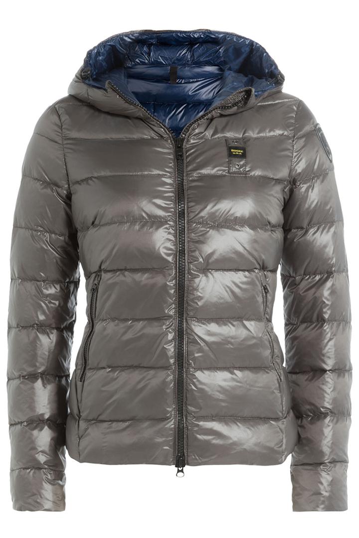 Blauer Blauer Quilted Down Jacket With Hood - Green