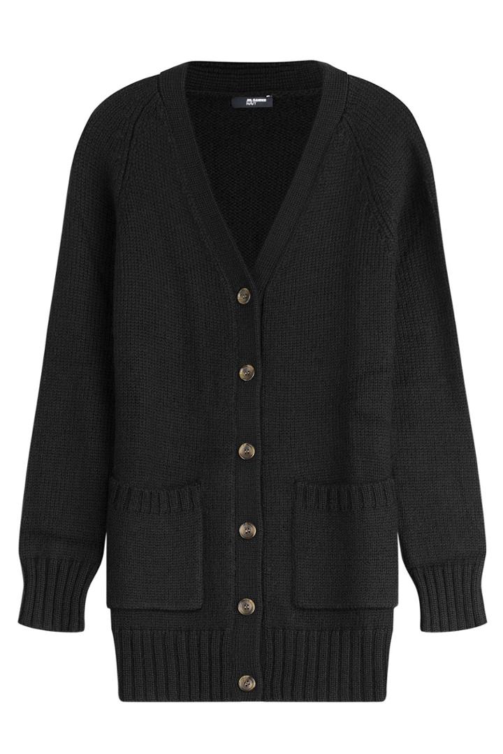 Jil Sander Navy Jil Sander Navy Wool Cardigan