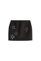 Anthony Vaccarello Anthony Vaccarello Virgin Wool Mini Skirt With Stars
