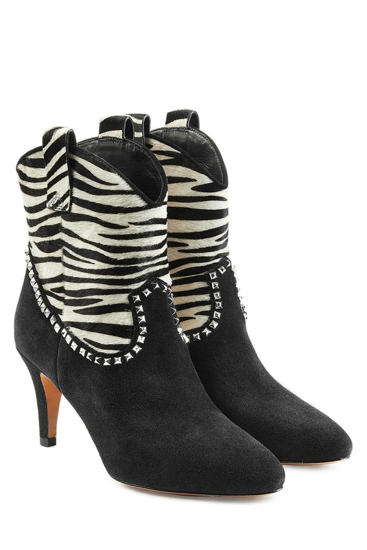 Marc Jacobs Marc Jacobs Ankle Boots With Calf Hair