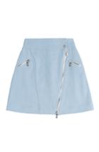 Karl Lagerfeld Cotton Skirt With Zipper