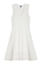 M Missoni M Missoni Stretch Knit Dress With Virgin Wool - White