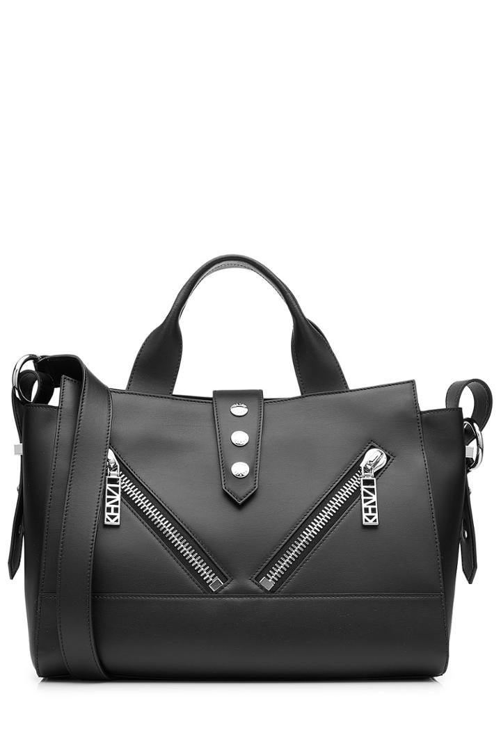Kenzo Kenzo Leather Tote - Black
