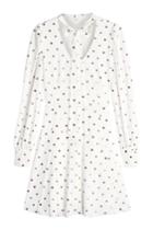 Marc Jacobs Marc Jacobs Pussy Bow Printed Crepe Dress