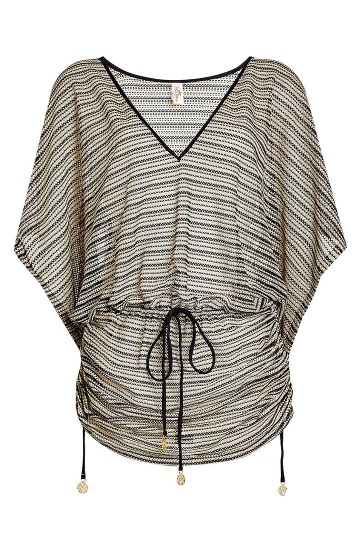 Luli Fama Luli Fama Striped Beach Dress