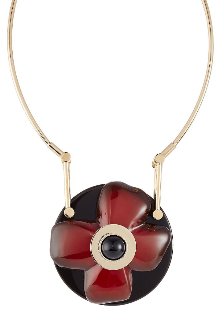 Marni Marni Flower Pendant Necklace - Red