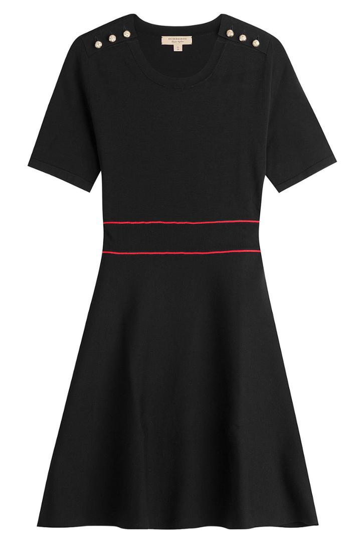 Burberry London Burberry London Cotton Dress With Embossed Buttons