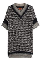 Missoni Missoni Knitted Silk Jumper Dress With Metallic Thread - Black