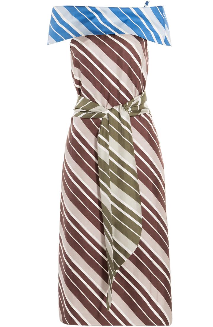 J.w. Anderson Silk Bandeau Dress
