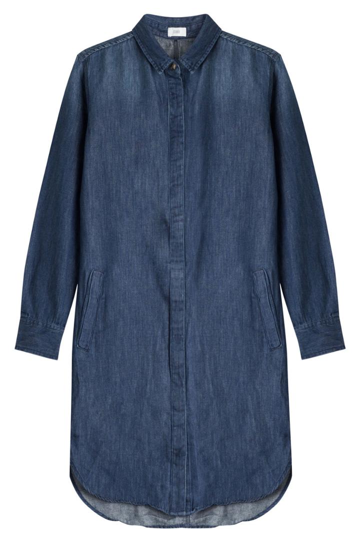 Closed Closed Linen Mix Denim Dress