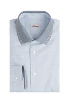 Brioni Brioni Cotton Shirt With Contrast Collar