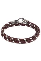 Tods Tods Braided Leather Wrap Bracelet - Brown