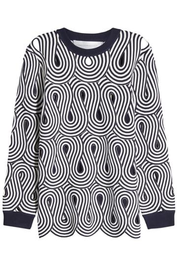 Victoria, Victoria Beckham Victoria, Victoria Beckham Printed Pullover