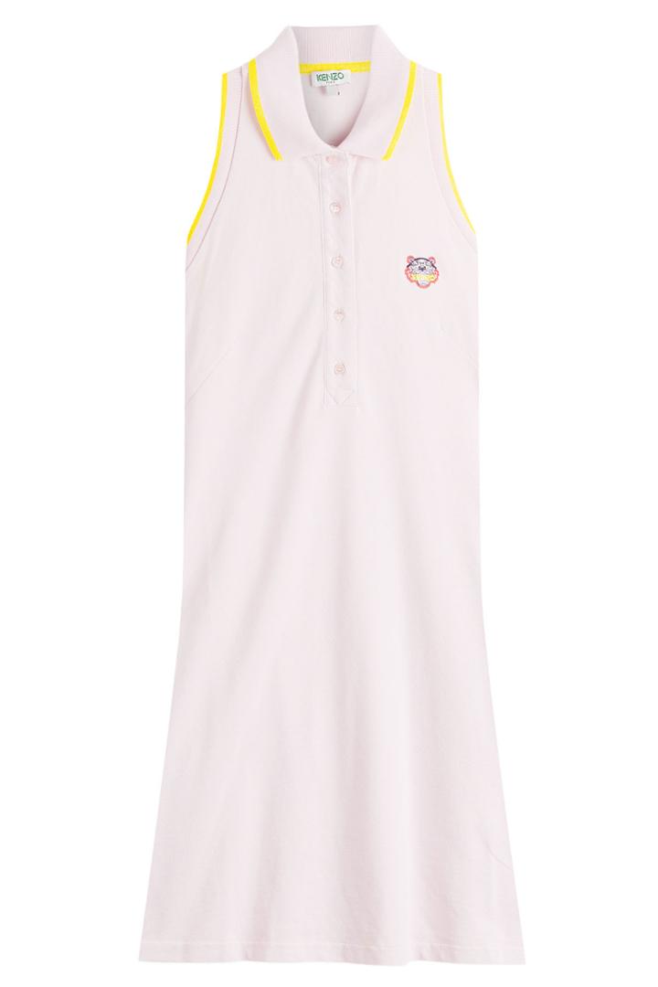 Kenzo Kenzo Cotton Polo Shirt Dress - Rose
