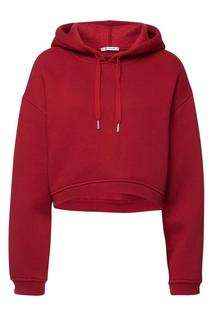 T By Alexander Wang T By Alexander Wang Cropped Cotton Hoody