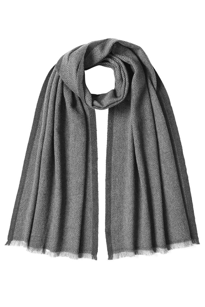 Jil Sander Jil Sander Scarf With Virgin Wool And Cashmere - Grey