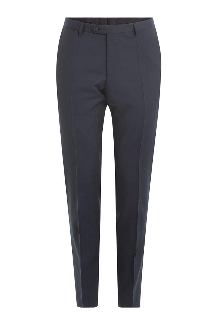 Baldessarini Baldessarini Virgin Wool Suiting Trousers - Blue