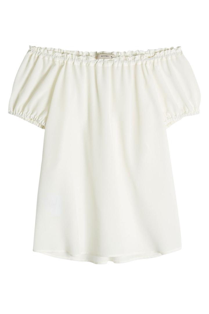 Etro Etro Off-the-shoulder Silk Top
