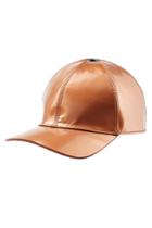 Marc Jacobs Marc Jacobs Leather Baseball Hat - Brown