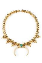 Aurélie Bidermann Aurélie Bidermann 18kt Gold Plated Necklace With Turquoise And Horn - Multicolored