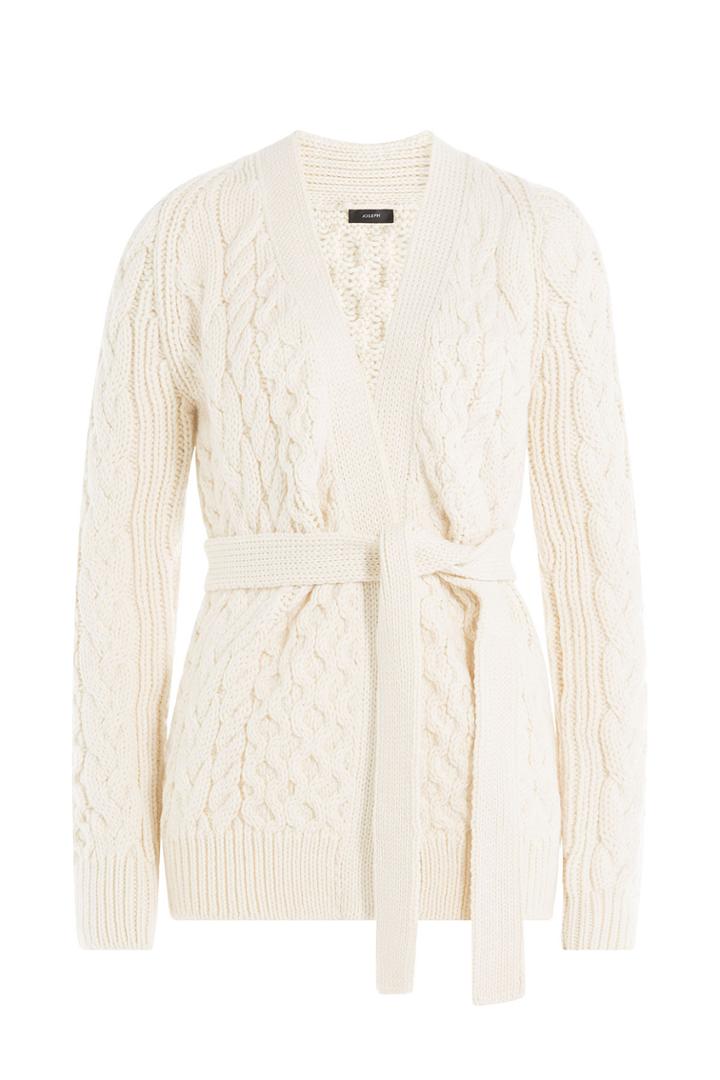 Joseph Joseph Merino Wool Cardigan - Beige