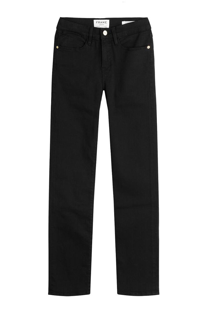 Frame Denim Frame Denim Straight Leg Jeans - Black