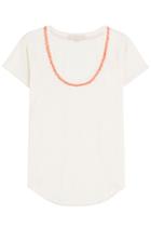 Vanessa Bruno Vanessa Bruno Linen T-shirt With Crochet Trim - White
