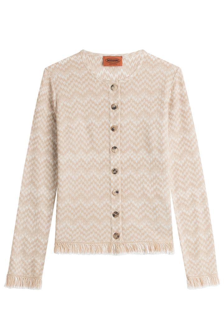 Missoni Missoni Cardigan With Wool - Beige