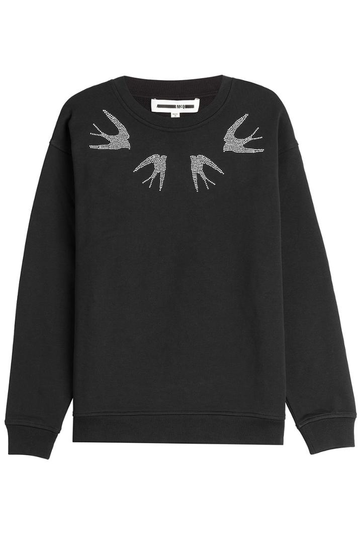 Mcq Alexander Mcqueen Mcq Alexander Mcqueen Embellished Cotton Sweatshirt