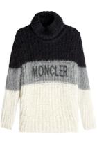 Moncler Moncler Pullover With Camel, Mohair And Wool
