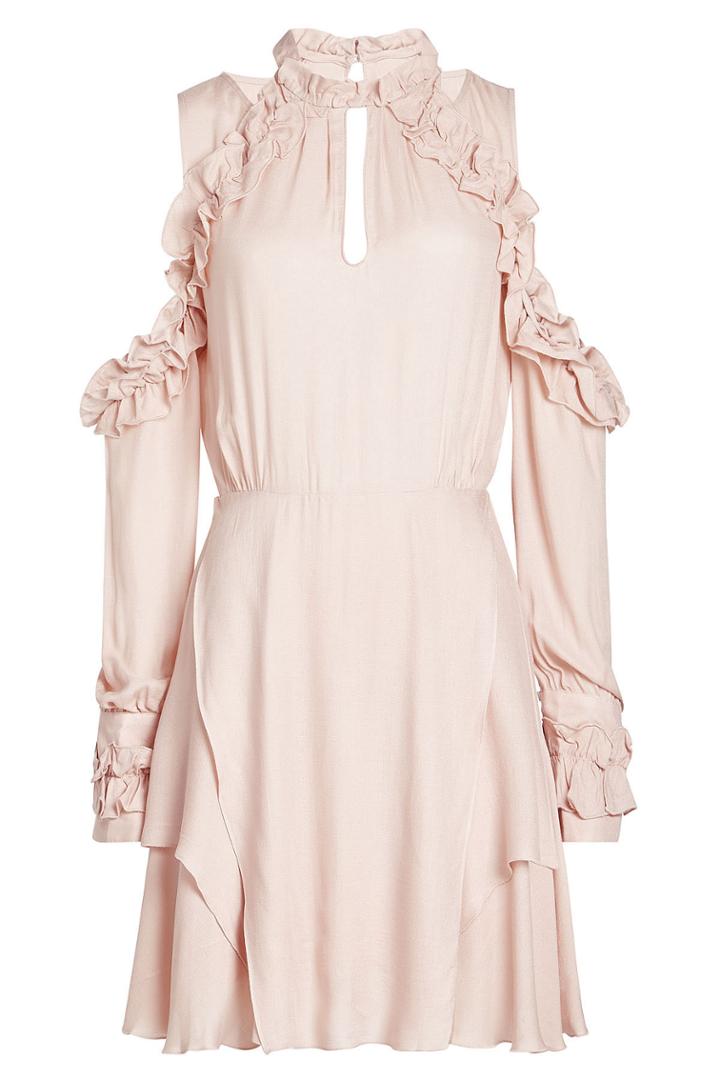 Iro Iro Ruffled Dress With Cut-out Detail