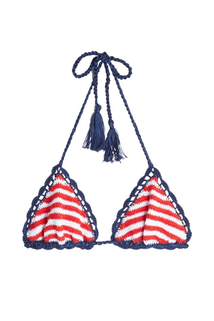 Anna Kosturova Anna Kosturova Crochet Triangle Bikini Top