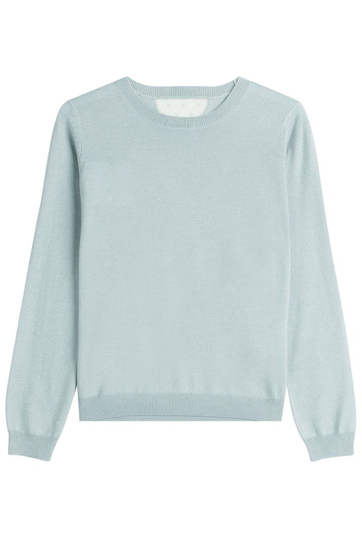 R.e.d. Valentino R.e.d. Valentino Cashmere Pullover With Silk - Blue