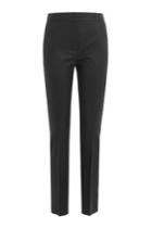 Max Mara Max Mara Wool Straight Leg Pants - Black
